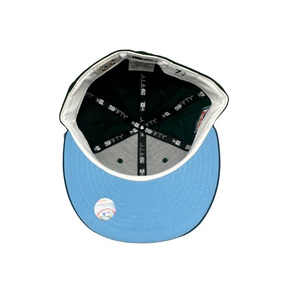 New Era 59fifty‎ Oakland Athletics 50th Anniversary Patch Hat Sz 7 1/4 - Picture 5 of 5